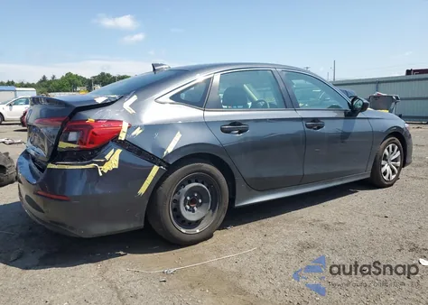 2024 Honda Civic Lx из США, поврежденный, VIN 2HGFE2F28RH561461